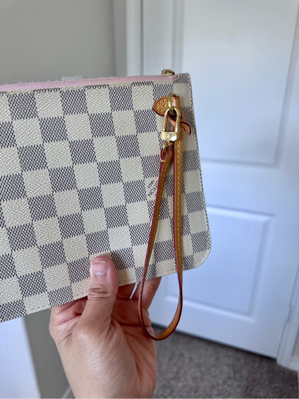 Authentic Louis Vuitton Damier Azur Zip Pouch - Picture 3 of 11
